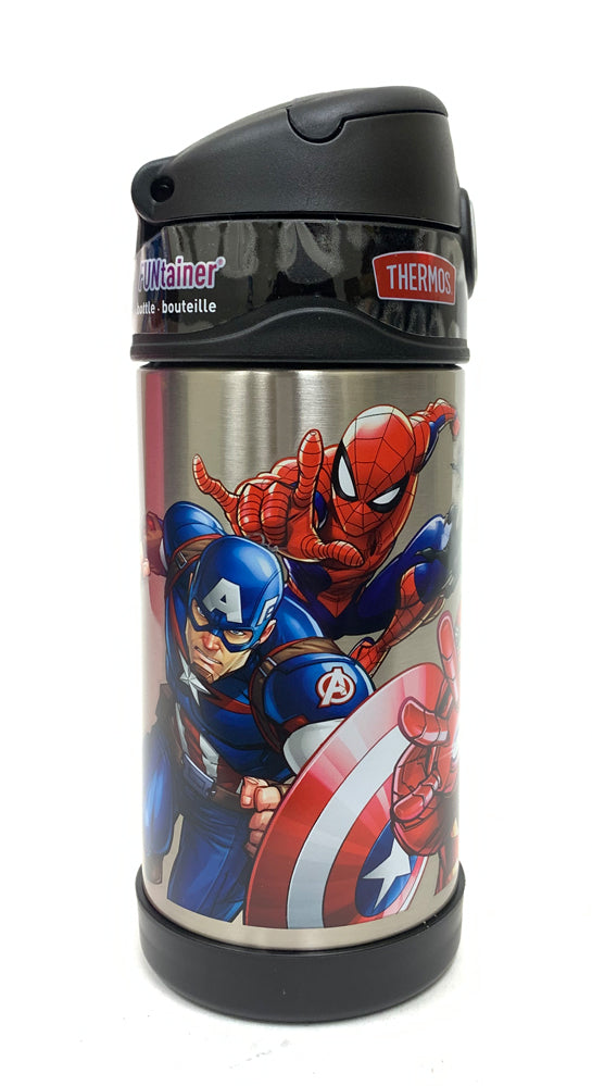Thermos FUNtainer Stainless Steel 12oz/355mL Straw Bottle - Super Mari –  Han Star Co.