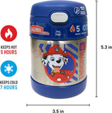 Thermos FUNtainer Stainless Steel 10oz/290mL Food Jar with Fold-able Spoon - Paw Patrol