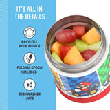 *NEW 2024* Thermos FUNtainer Stainless Steel 10oz/290mL Food Jar with Fold-able Spoon, Mario (F3104MB6)