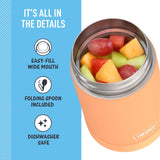 Thermos FUNtainer 470mL Stainless Steel Food Jar with S/S Spoon (F31104 Series)