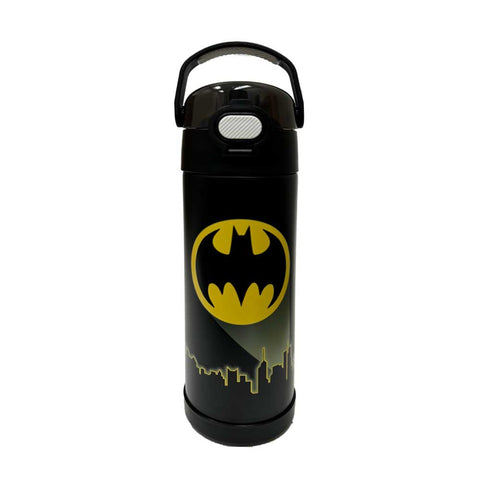 *NEW 2024* THERMOS FUNTAINER 16oz/470mL Stainless Steel Vacuum Insulated Bottle with Spout Lid, Batman