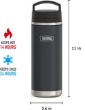 Thermos ICON Series Stainless Steel Water Bottle with Dual Screw Top Lid, 32oz/945mL (IS2312)