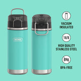 THERMOS ICON Series Stainless Steel Kids Water Bottle with Spout 18oz/530mL (IS2502)