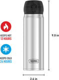 Thermos Lightweight Stainless Steel Vacuum Insulated Tumbler, Steel (JNL Pattern Series)