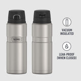 THERMOS Stainless King Vacuum-Insulated Spout Drink Bottle, 24oz/710mL (SK4000)