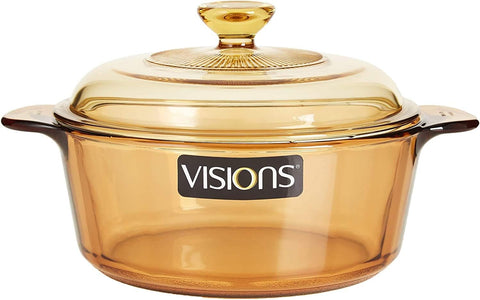 VISIONS 1.25L Pyroceram Covered Versa Pot with Lid (VS 12)