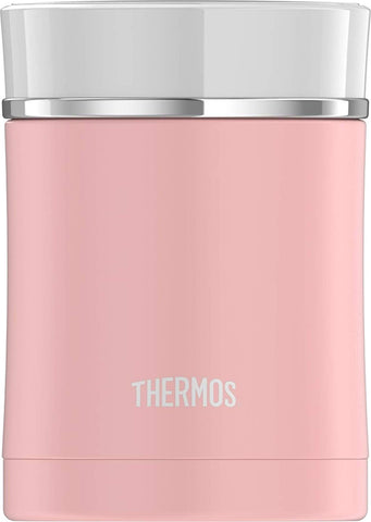 Thermos Icon 16oz Stainless Steel Food Storage Jar with Spoon - Pink